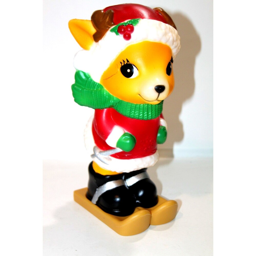 Reindeer Blow Mold 11” Table Top Light Up Battery Operated Christmas 2024 Decor - Picture 6 of 13